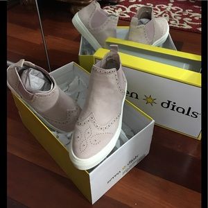 Seven DialsPale Pink suedette - sneaker - bootie